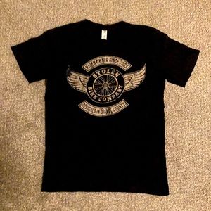 Size medium, black Stolen bmx bike company t-shirt in excellent condition.